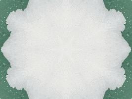 Green watercolor on the wall kaleidoscope background with abstract and unique pattern photo