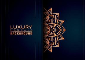 Luxury ornamental mandala background, arabesque style vector