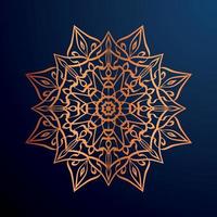 Luxury ornamental mandala background, arabesque style vector