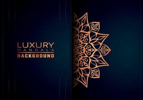 Luxury ornamental mandala background, arabesque style vector