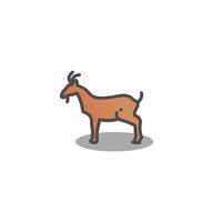 goat icon vector illustration logo template for many purpose. Isolated on white background.