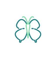 butterfly icon vector illustration logo template for many purpose. Isolated on white background.