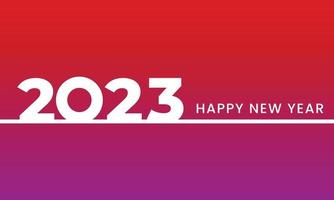 feliz año nuevo 2023. celebración festiva. moderno y moderno para banner y plantilla de publicación de medios vector