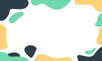 Abstract Background Simple Hand Drawn Minimalist Style with Free Shape and Pastel Colors. Vector Background Illustration for presentation