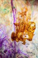Abstract and very colorful motion blur background photo