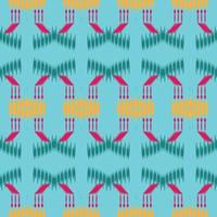 Ikat vector tribal chevron Seamless Pattern. Ethnic Geometric Batik Ikkat Digital vector textile Design for Prints Fabric saree Mughal brush symbol Swaths texture Kurti Kurtis Kurtas
