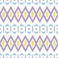 Motif ikat stripes seamless pattern digital vector design for Print saree Kurti Borneo Fabric border brush symbols swatches cotton