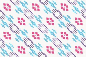 Ikat fabric batik textile seamless pattern digital vector design for Print saree Kurti Borneo Fabric border brush symbols swatches designer