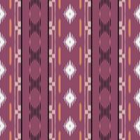 motivo ikat tela batik textil patrón sin costuras diseño vectorial digital para imprimir saree kurti borde de tela símbolos de pincel muestras elegantes vector