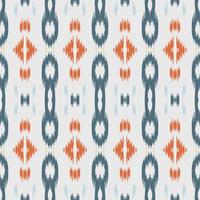 Motif ikat print seamless pattern digital vector design for Print saree Kurti Borneo Fabric border brush symbols swatches designer