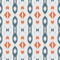 Motif ikat print seamless pattern digital vector design for Print saree Kurti Borneo Fabric border brush symbols swatches designer