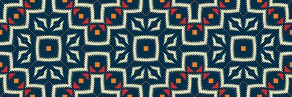 Batik Textile Motif ikat vector seamless pattern digital vector design for Print saree Kurti Borneo Fabric border brush symbols swatches designer