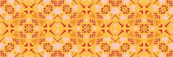 Ikat prints batik textile seamless pattern digital vector design for Print saree Kurti Borneo Fabric border brush symbols swatches designer