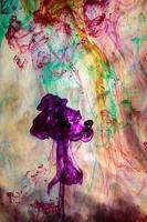 Abstract and very colorful motion blur background photo