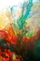 Abstract and very colorful motion blur background photo