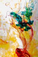 Abstract and very colorful motion blur background photo
