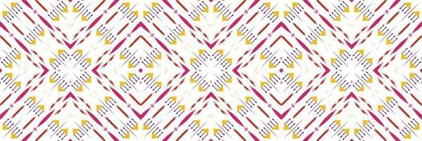 Batik Textile Motif ikat triangle seamless pattern digital vector design for Print saree Kurti Borneo Fabric border brush symbols swatches party wear
