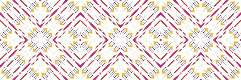 Batik Textile Motif ikat triangle seamless pattern digital vector design for Print saree Kurti Borneo Fabric border brush symbols swatches party wear