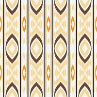 Ethnic ikat stripe batik textile seamless pattern digital vector design for Print saree Kurti Borneo Fabric border brush symbols swatches designer