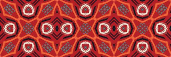 Batik Textile Ethnic ikat triangle seamless pattern digital vector design for Print saree Kurti Borneo Fabric border brush symbols swatches designer