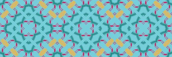 Batik Textile Motif ikat seamless pattern digital vector design for Print saree Kurti Borneo Fabric border brush symbols swatches designer