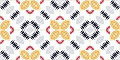 Ikat designs tribal chevron Seamless Pattern. Ethnic Geometric Ikkat Batik Digital vector textile Design for Prints Fabric saree Mughal brush symbol Swaths texture Kurti Kurtis Kurtas