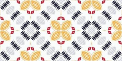 Ikat designs tribal chevron Seamless Pattern. Ethnic Geometric Ikkat Batik Digital vector textile Design for Prints Fabric saree Mughal brush symbol Swaths texture Kurti Kurtis Kurtas