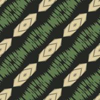 ikat tejido tribal cruz de patrones sin fisuras. étnico geométrico batik ikkat vector digital diseño textil para estampados tela sari mogol cepillo símbolo franjas textura kurti kurtis kurtas