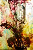 Abstract and very colorful motion blur background photo