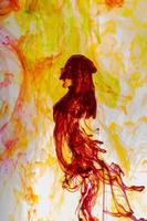 Abstract and very colorful motion blur background photo