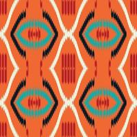 ikat puntos tribal azteca de patrones sin fisuras. étnico geométrico ikkat batik vector digital diseño textil para estampados tela sari mughal cepillo símbolo franjas textura kurti kurtis kurtas