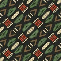 Batik Textile Motif ikat stripe seamless pattern digital vector design for Print saree Kurti Borneo Fabric border brush symbols swatches cotton