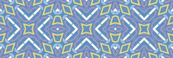 Batik Textile Motif ikat stripe seamless pattern digital vector design for Print saree Kurti Borneo Fabric border brush symbols swatches party wear