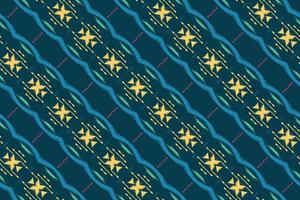 motivo textil batik ikat triángulo patrón sin costuras diseño de vector digital para imprimir saree kurti borneo borde de tela símbolos de pincel muestras elegantes