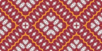 Ikkat or ikat damask batik textile seamless pattern digital vector design for Print saree Kurti Borneo Fabric border brush symbols swatches stylish