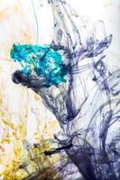 Abstract and very colorful motion blur background photo