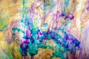 Abstract and very colorful motion blur background photo