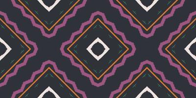 Motif ikat print batik textile seamless pattern digital vector design for Print saree Kurti Borneo Fabric border brush symbols swatches designer