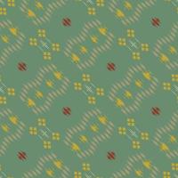Batik Textile ikat triangle seamless pattern digital vector design for Print saree Kurti Borneo Fabric border brush symbols swatches designer