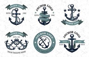 Vintage Anchors Logo vector