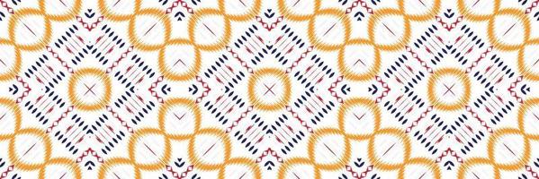 motivo textil batik tela ikat patrón sin costuras diseño de vector digital para impresión saree kurti borde de tela símbolos de pincel de borde diseñador de muestras