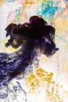 Abstract and very colorful motion blur background photo