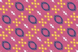 ikat triángulo batik textil de patrones sin fisuras diseño vectorial digital para imprimir saree kurti borneo borde de tela símbolos de pincel muestras con estilo vector