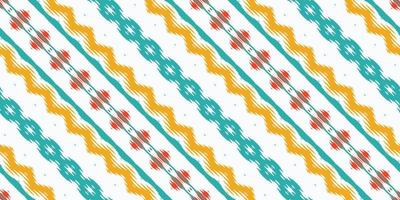 Batik Textile Ethnic ikat vector seamless pattern digital vector design for Print saree Kurti Borneo Fabric border brush symbols swatches designer