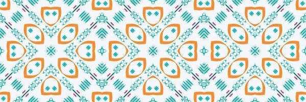 Batik Textile Motif ikat chevron seamless pattern digital vector design for Print saree Kurti Borneo Fabric border brush symbols swatches party wear
