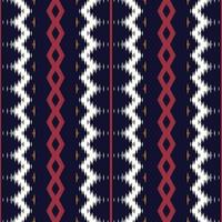 Ethnic ikat frame batik textile seamless pattern digital vector design for Print saree Kurti Borneo Fabric border brush symbols swatches designer