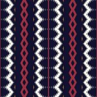 Ethnic ikat frame batik textile seamless pattern digital vector design for Print saree Kurti Borneo Fabric border brush symbols swatches designer