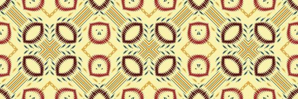 Batik Textile Ethnic ikat prints seamless pattern digital vector design for Print saree Kurti Borneo Fabric border brush symbols swatches cotton