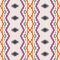 Motif ikat print batik textile seamless pattern digital vector design for Print saree Kurti Borneo Fabric border brush symbols swatches party wear