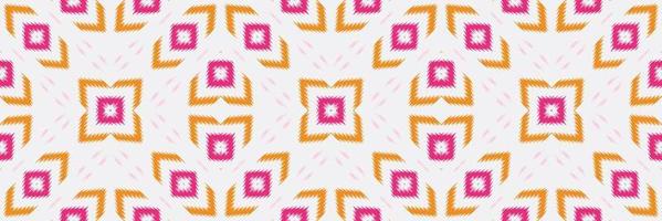 Batik Textile Ikkat or ikat background seamless pattern digital vector design for Print saree Kurti Borneo Fabric border brush symbols swatches stylish